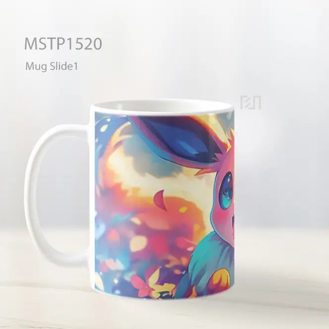 Kawaii Eevee Pokemon Mug MSTP1520 - All-side / Desain