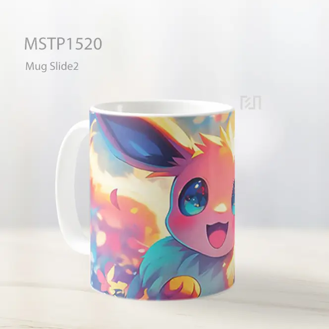 Kawaii Eevee Pokemon Mug MSTP1520 - All-side / Desain