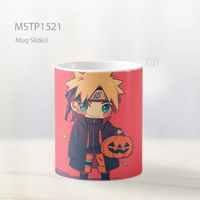Kawaii Naruto Halloween Mug MSTP1521 - All-side / Desain