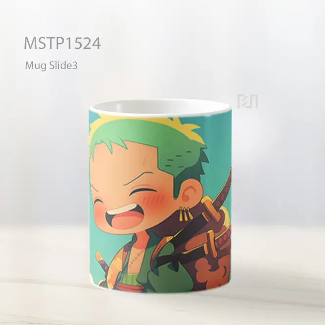Kawaii Roronoa Zoro Senyum Mug MSTP1524 - All-side / Desain