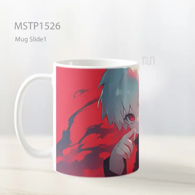 Ken Kaneki Chibi Tokyo Ghoul Mug MSTP1526 - All-side / Desain