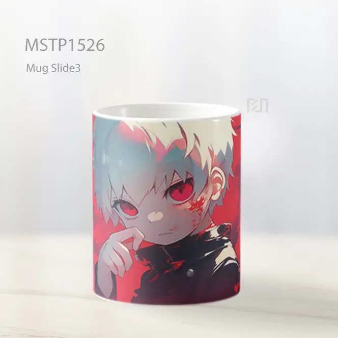Ken Kaneki Chibi Tokyo Ghoul Mug MSTP1526 - All-side / Desain