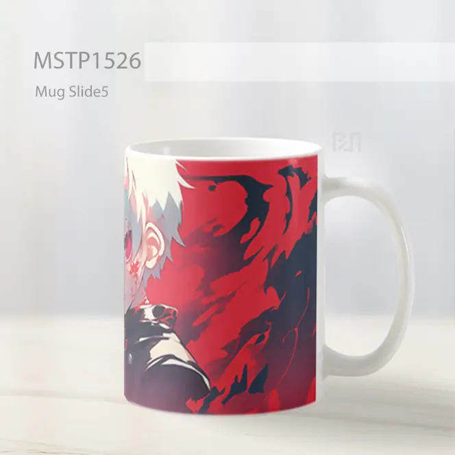 Ken Kaneki Chibi Tokyo Ghoul Mug MSTP1526 - All-side / Desain