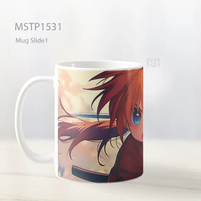 Kenshin Himura Chibi Rurouni Kenshin Mug MSTP1531 - All-side / Desain