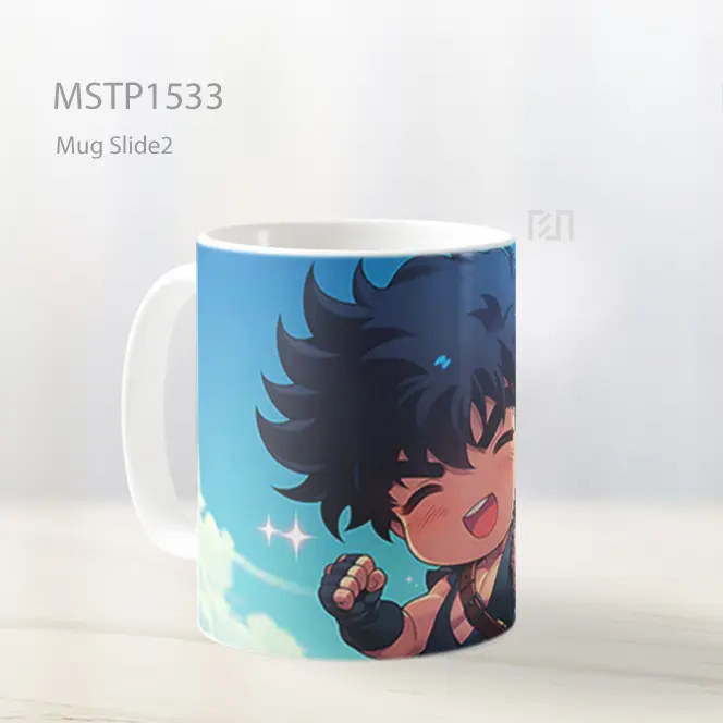 Kenshiro Chibi Fist Of The North Star Bahagia Mug MSTP1533 - All-side / Desain