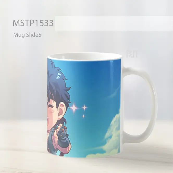 Kenshiro Chibi Fist Of The North Star Bahagia Mug MSTP1533 - All-side / Desain