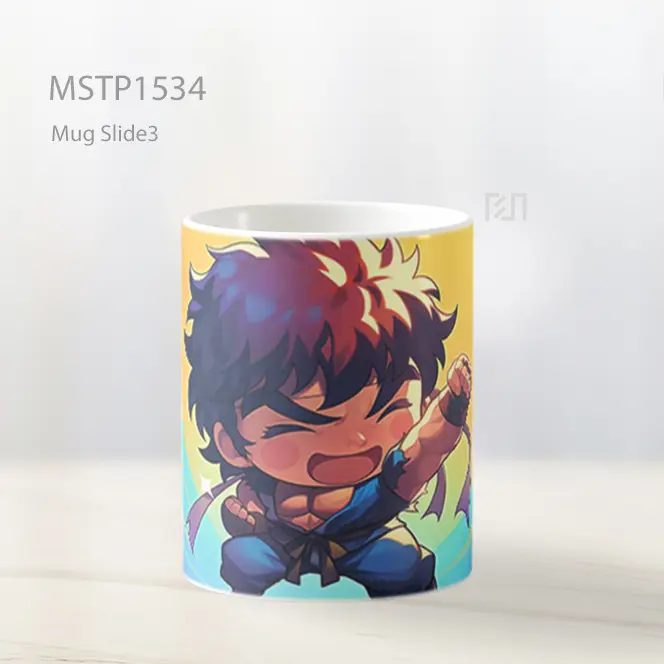 Kenshiro Chibi Fist Of The North Star Mug MSTP1534 - All-side / Desain