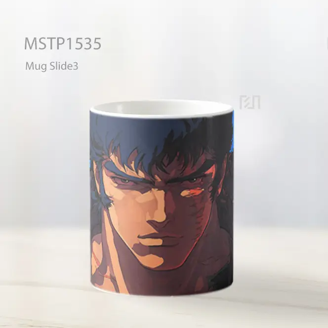 Kenshiro Legenda Fist Of The North Star Mug MSTP1535 - All-side / Desain