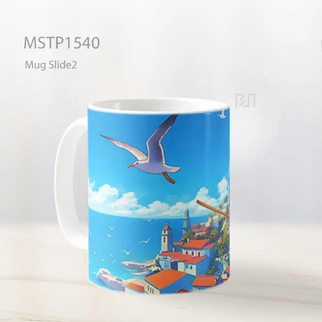 Kiki Ghibli Terbang Dengan Sapu Mug MSTP1540 - All-side / Desain