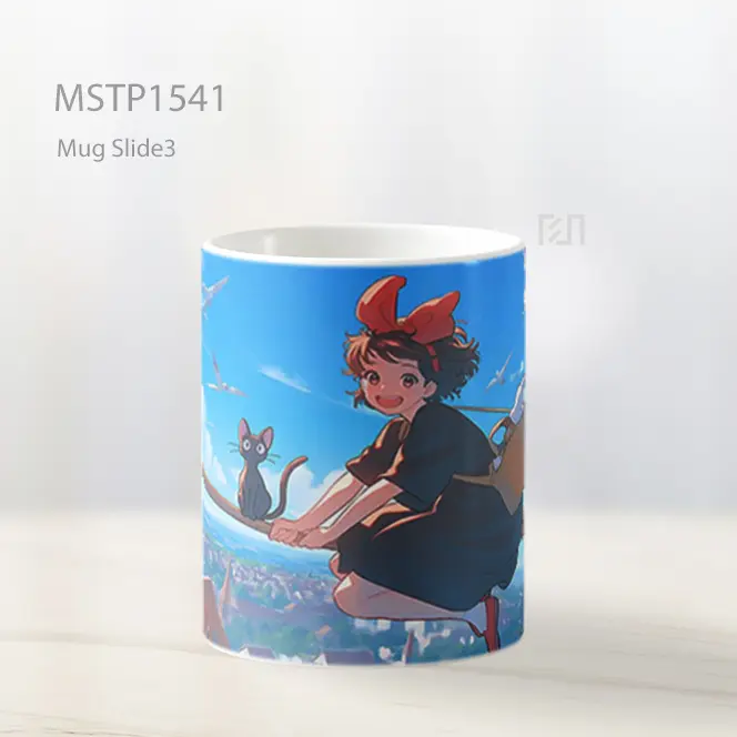 Kiki Layanan Pengiriman Adegan Terbang Mug MSTP1541 - All-side / Desain