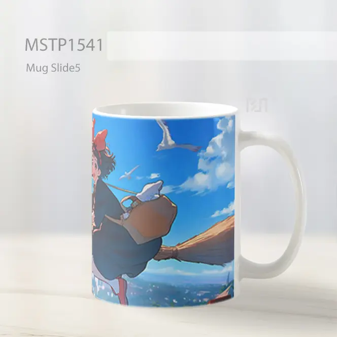 Kiki Layanan Pengiriman Adegan Terbang Mug MSTP1541 - All-side / Desain