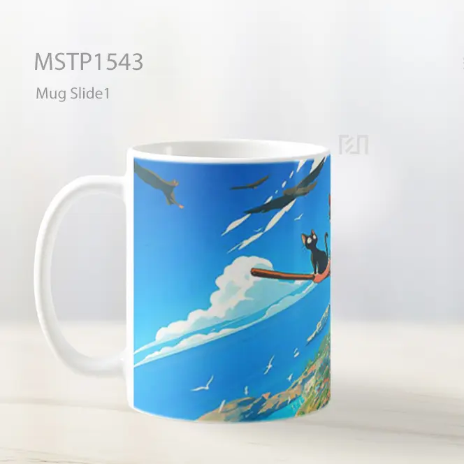 Kiki Layanan Pengiriman Terbang Mug MSTP1543 - All-side / Desain