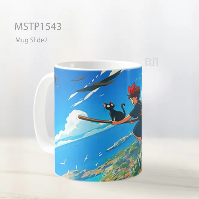Kiki Layanan Pengiriman Terbang Mug MSTP1543 - All-side / Desain