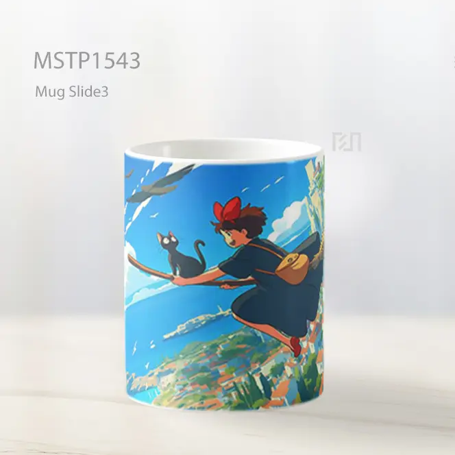 Kiki Layanan Pengiriman Terbang Mug MSTP1543 - All-side / Desain