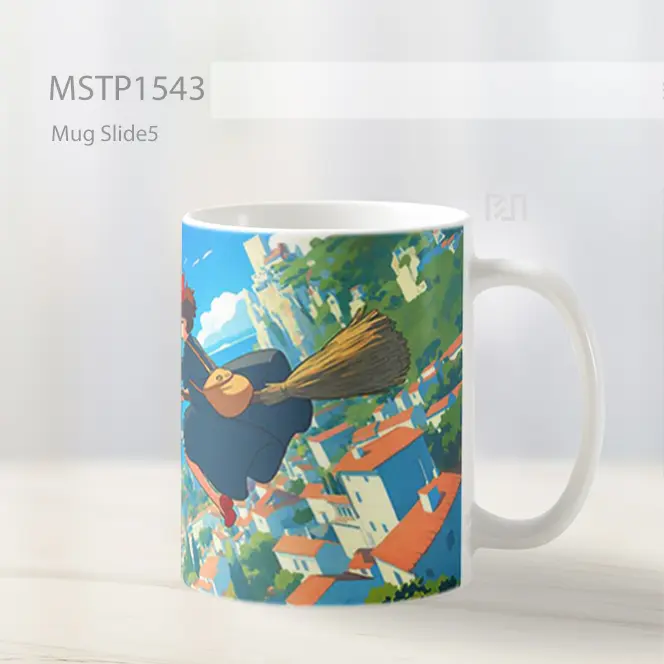 Kiki Layanan Pengiriman Terbang Mug MSTP1543 - All-side / Desain