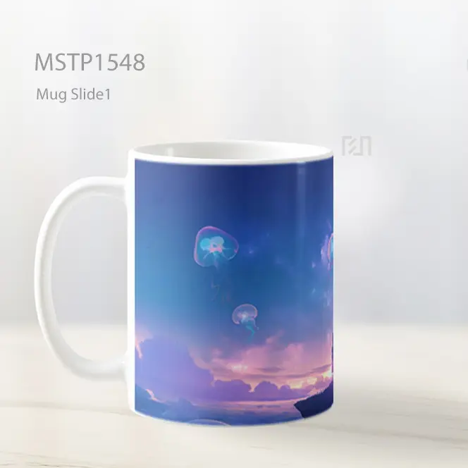 Killua Fantasi Ubur Ubur Malam Mug MSTP1548 - All-side / Desain