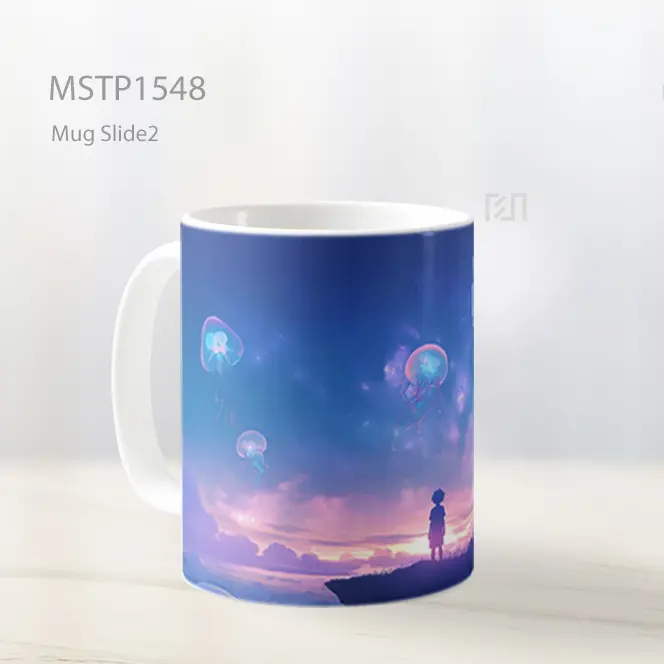 Killua Fantasi Ubur Ubur Malam Mug MSTP1548 - All-side / Desain