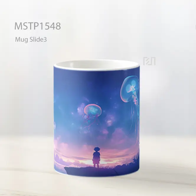 Killua Fantasi Ubur Ubur Malam Mug MSTP1548 - All-side / Desain