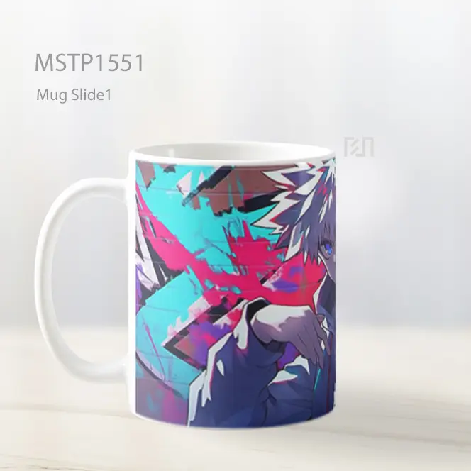 Killua Mata Biru Tatapan Mug MSTP1551 - All-side / Desain