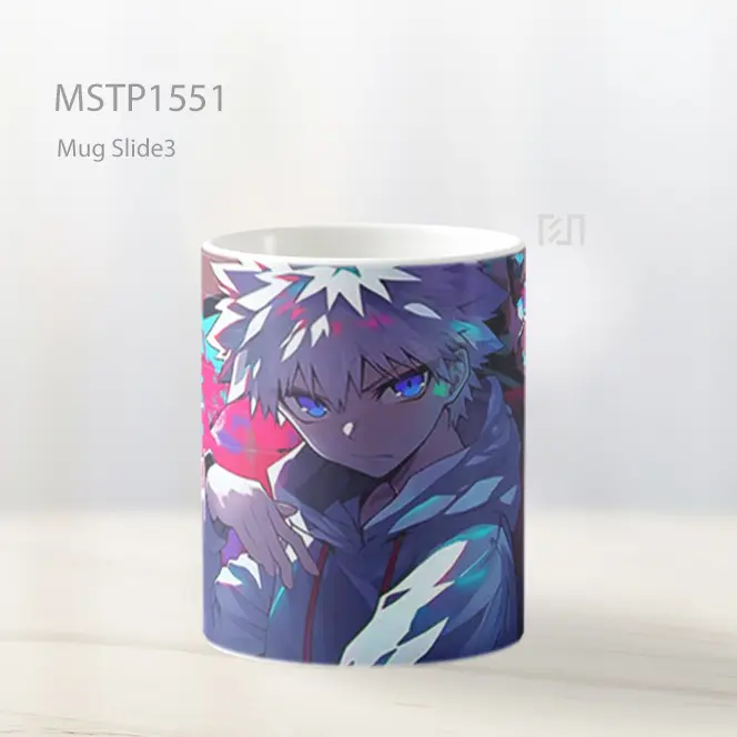 Killua Mata Biru Tatapan Mug MSTP1551 - All-side / Desain