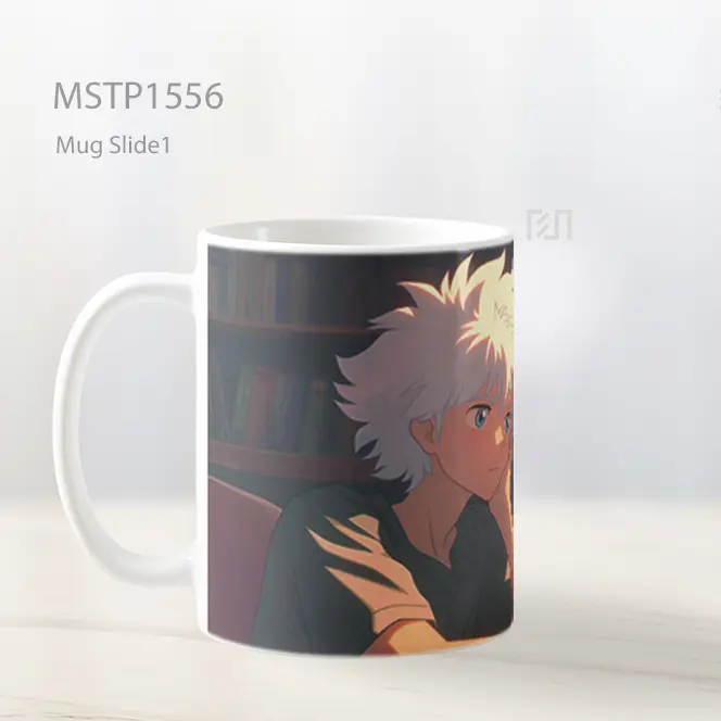 Killua Zoldyck Gaya Seni Belajar Mug MSTP1556 - All-side / Desain