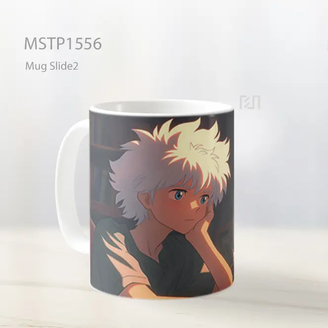 Killua Zoldyck Gaya Seni Belajar Mug MSTP1556 - All-side / Desain