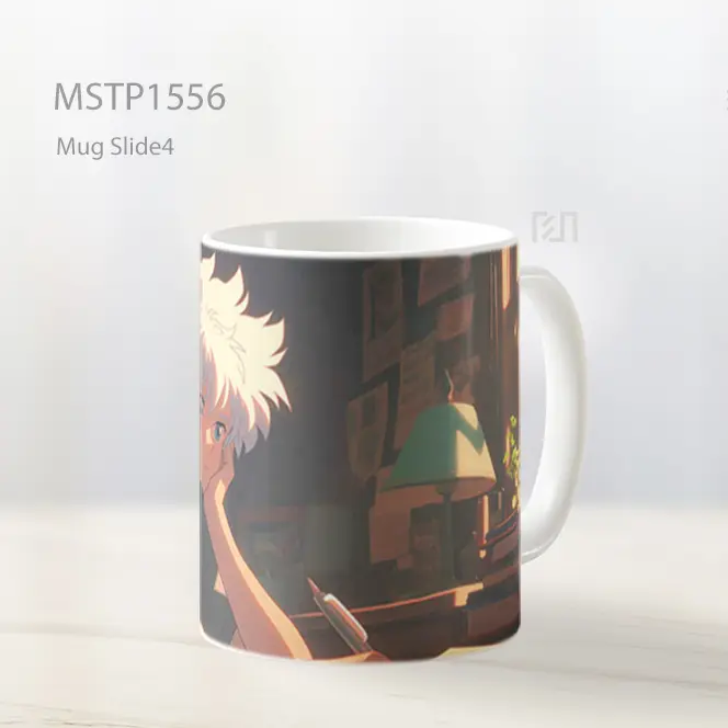 Killua Zoldyck Gaya Seni Belajar Mug MSTP1556