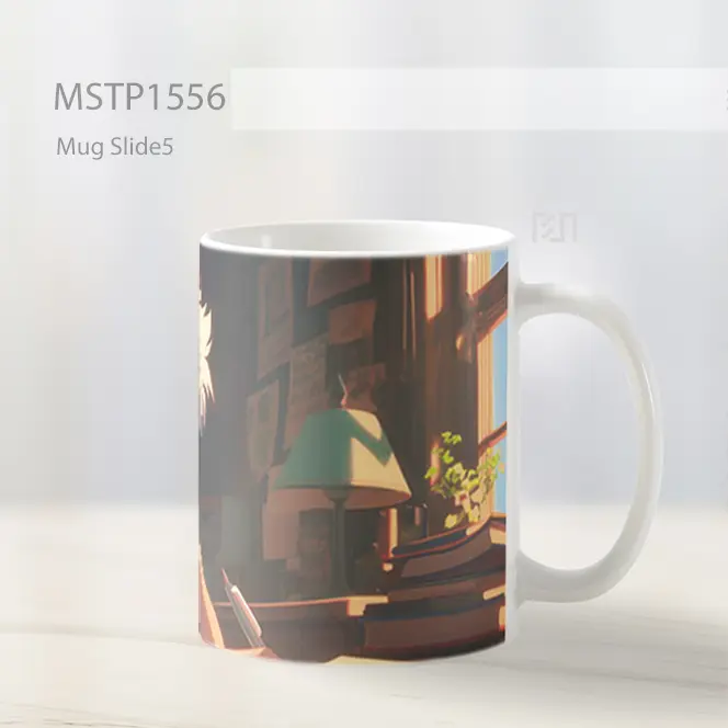 Killua Zoldyck Gaya Seni Belajar Mug MSTP1556 - All-side / Desain