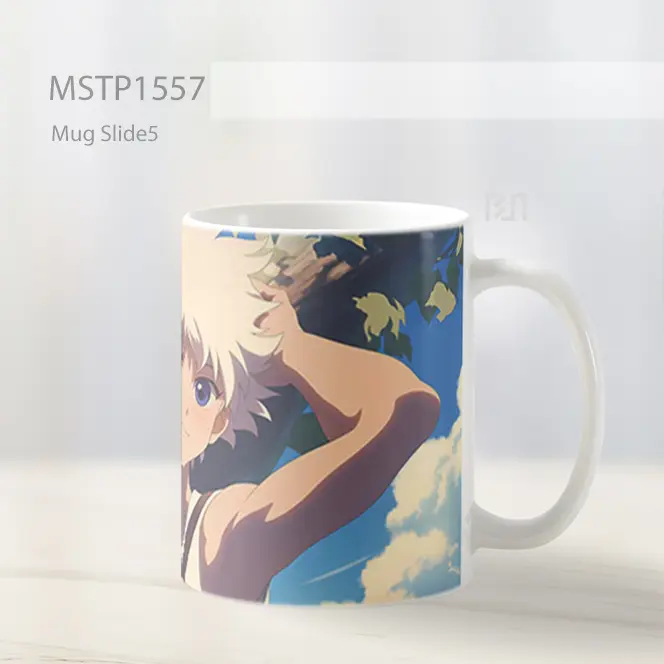 Killua Zoldyck Gaya Seni Mug MSTP1557 - All-side / Desain