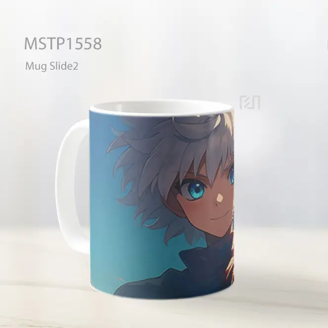 Killua Zoldyck Gaya Seni Mug MSTP1558 - All-side / Desain