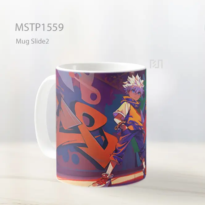 Killua Zoldyck Graffiti Style Mug MSTP1559 - All-side / Desain