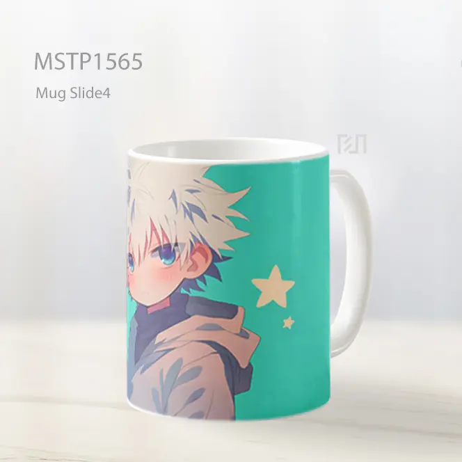 Killua Zoldyck Pastel Aqua Bercahaya Mug MSTP1565