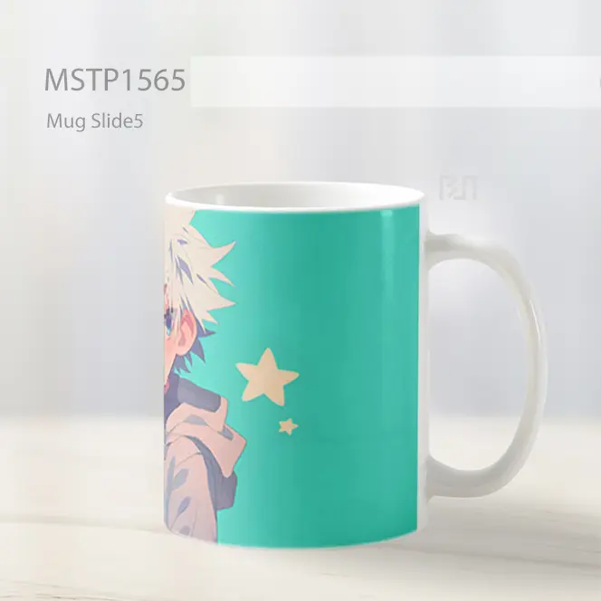 Killua Zoldyck Pastel Aqua Bercahaya Mug MSTP1565 - All-side / Desain