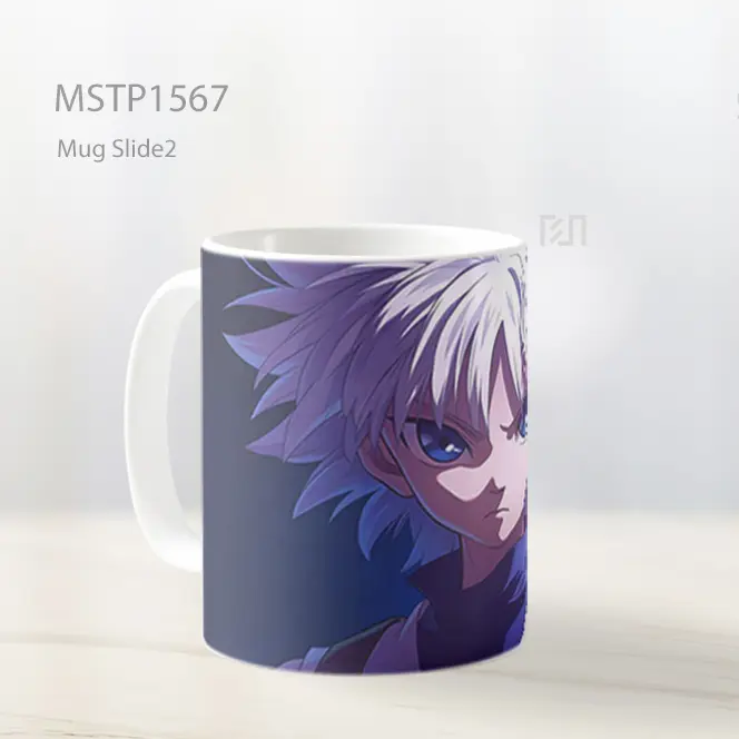 Killua Zoldyck Tatapan Biru Bayangan Mug MSTP1567 - All-side / Desain