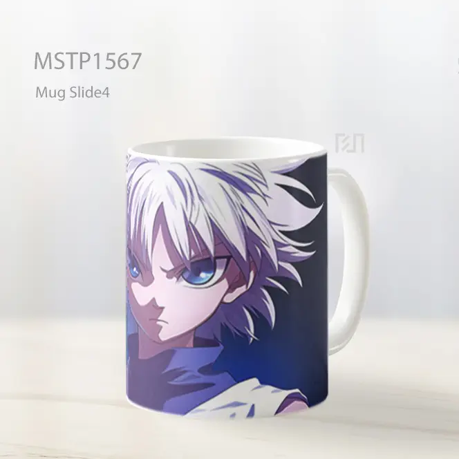Killua Zoldyck Tatapan Biru Bayangan Mug MSTP1567