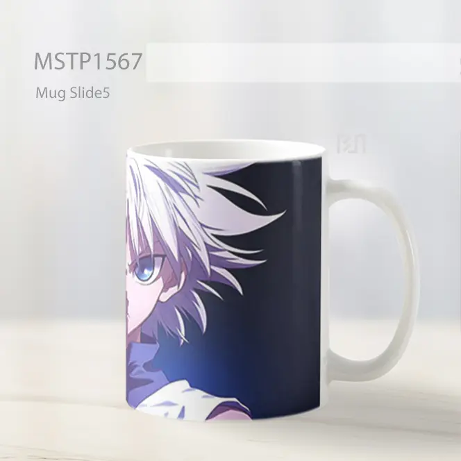Killua Zoldyck Tatapan Biru Bayangan Mug MSTP1567 - All-side / Desain