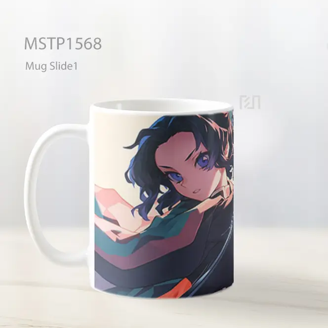 Kimetsu No Yaiba Kochou Shinobu Mug MSTP1568 - All-side / Desain