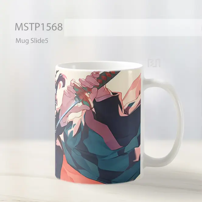 Kimetsu No Yaiba Kochou Shinobu Mug MSTP1568 - All-side / Desain