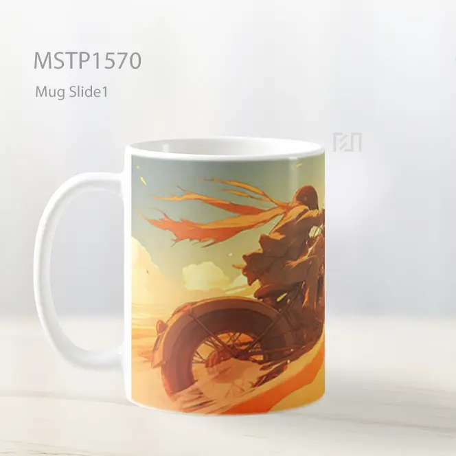 Kino Journey Motorcycle Desert Mug MSTP1570 - All-side / Desain
