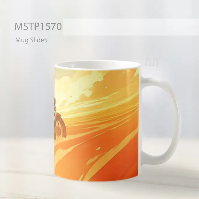 Kino Journey Motorcycle Desert Mug MSTP1570 - All-side / Desain