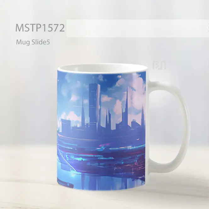 Kirito Standing With Glowing Sword Mug MSTP1572 - Tampak Kiri