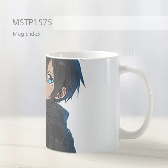 Kirito Sword Art Online Mug MSTP1575 - Tampak Kiri
