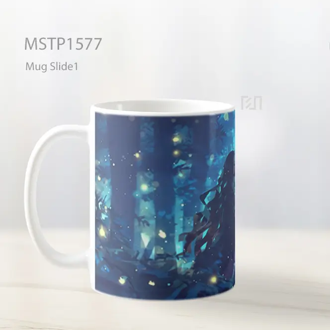 Kny Tanjiro And Nezuko Hutan Latar Magis Mug MSTP1577 - All-side / Desain