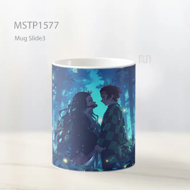 Kny Tanjiro And Nezuko Hutan Latar Magis Mug MSTP1577 - All-side / Desain
