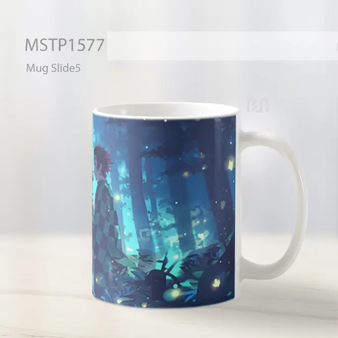Kny Tanjiro And Nezuko Hutan Latar Magis Mug MSTP1577 - All-side / Desain