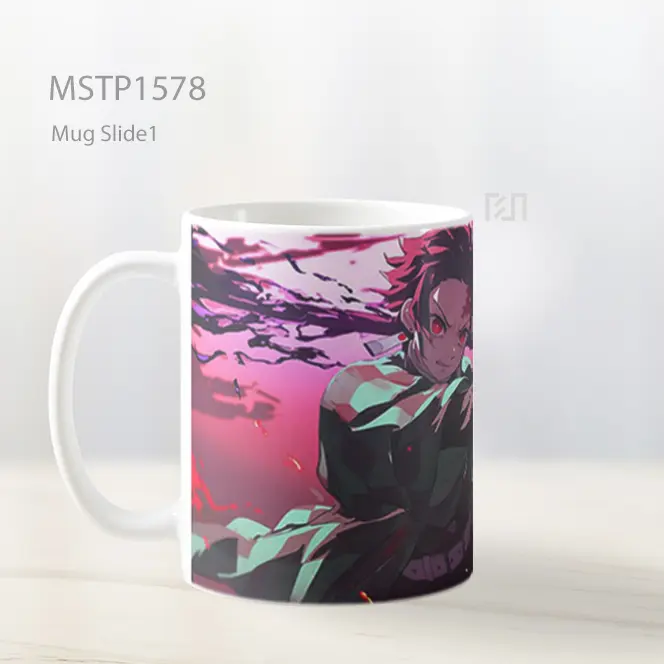 Kny Tanjiro Marah Mug MSTP1578 - All-side / Desain