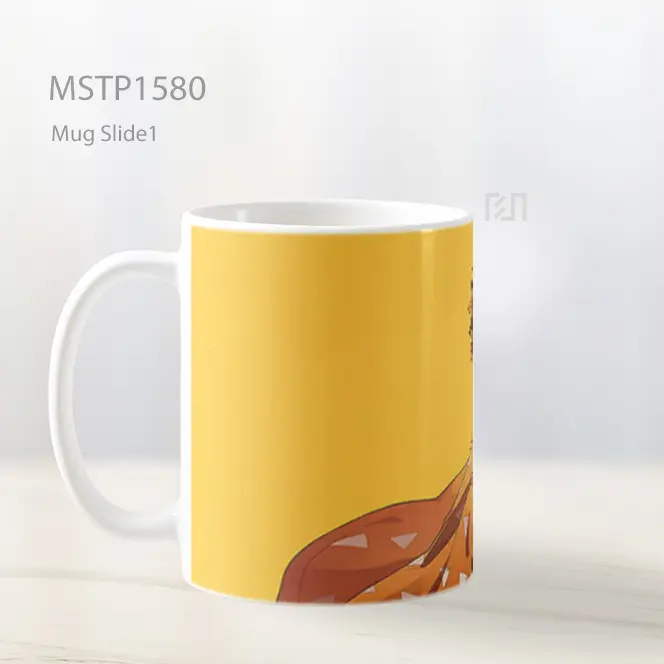 Kny Zenitsu Lucu Kuning Mug MSTP1580 - All-side / Desain