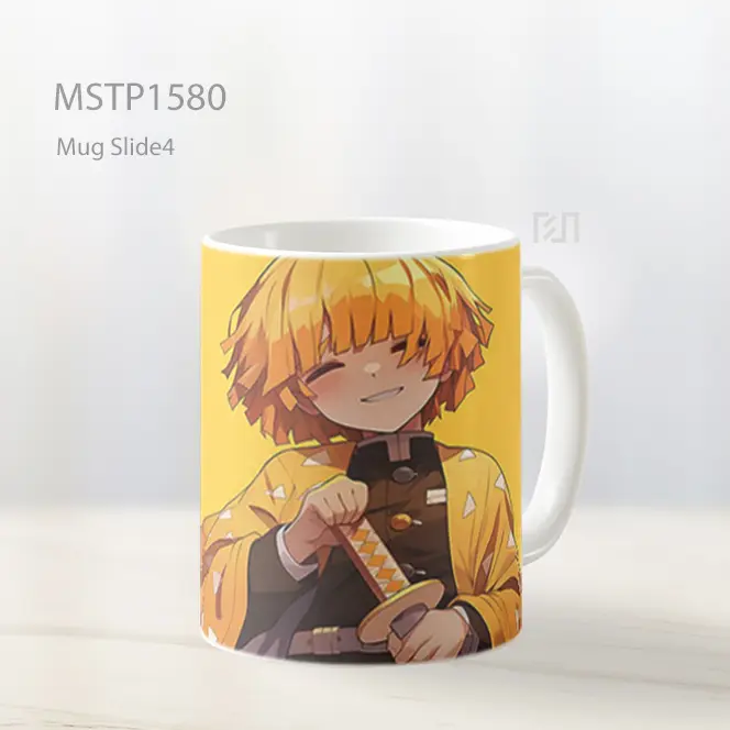 Kny Zenitsu Lucu Kuning Mug MSTP1580