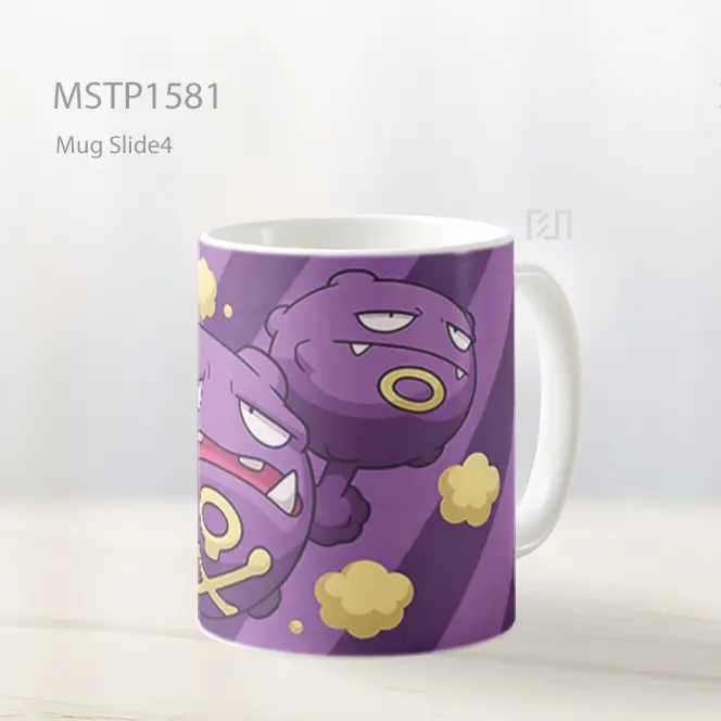 Koffing And Weezing Dengan Gas Beracun Mug MSTP1581