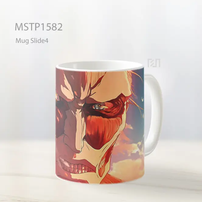 Kolosal Titan Adegan Intens Mug MSTP1582